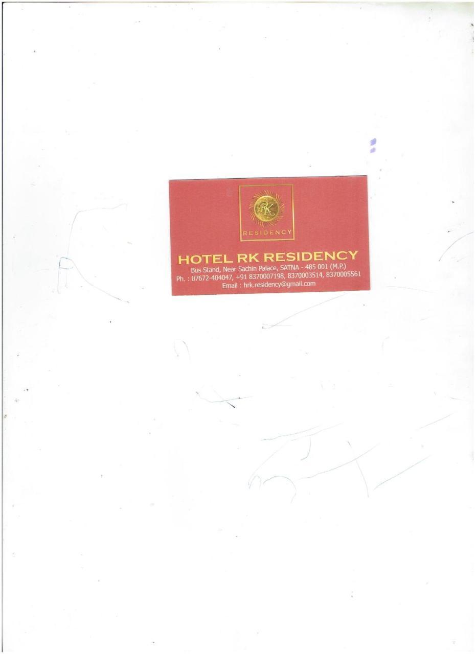 Hotel Rk Residency Satna Kültér fotó